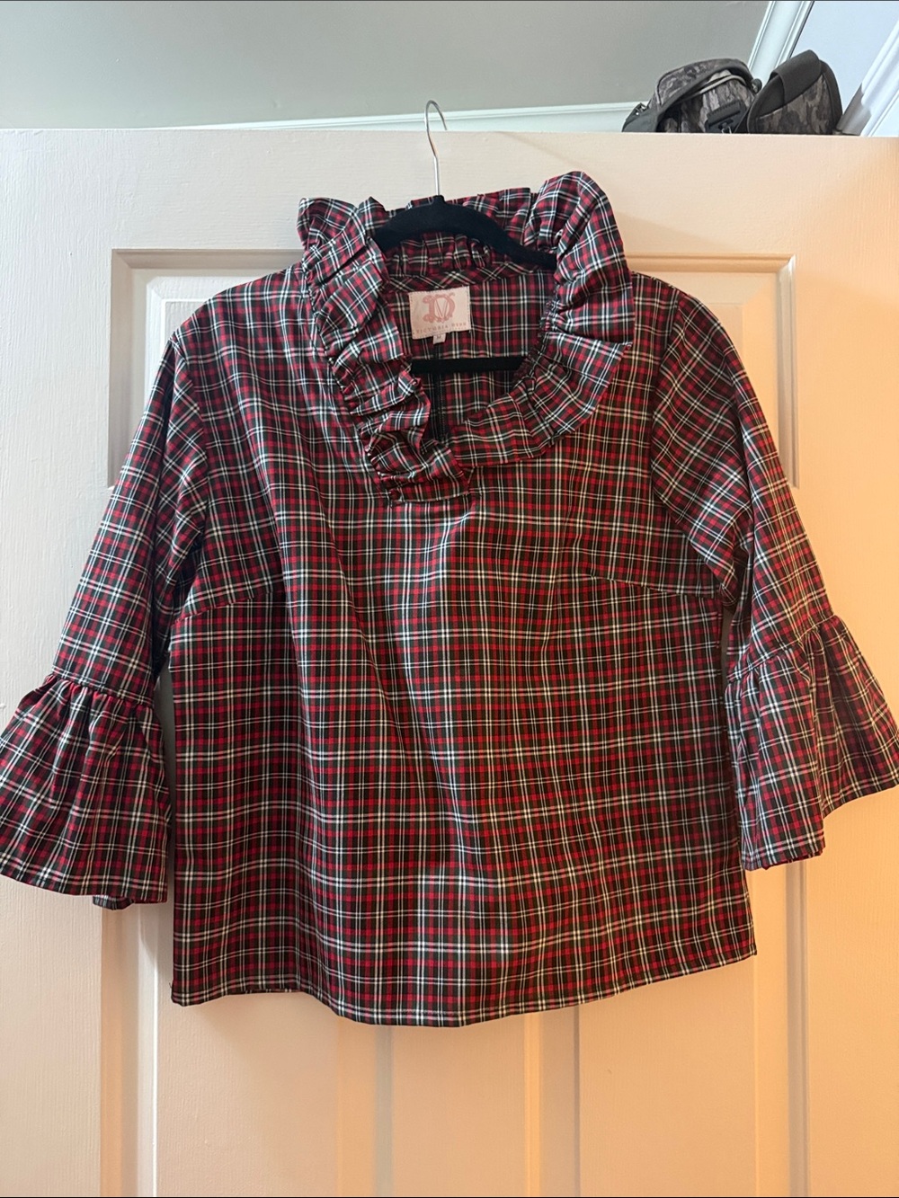 Victoria Dunn plaid top